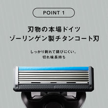 画像をギャラリービューアに読み込む, クアトロ５ チタニウム ホルダー（刃付き＋替刃１コ）
